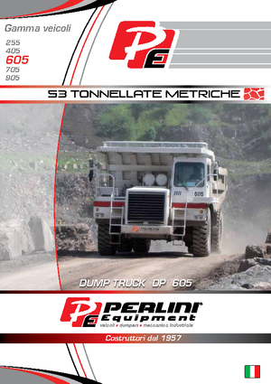 Merevvázas dömperek Perlini DP 605