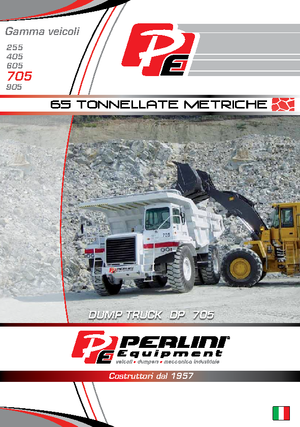 Merevvázas dömperek Perlini DP 705 WD