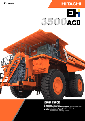 Merevvázas dömperek Hitachi EH3500ACII