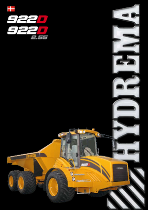 Csuklóvázas dömperek Hydrema H 922 D 2.55