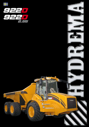 Csuklóvázas dömperek Hydrema H 922 D 2.55