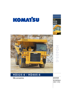 Merevvázas dömperek Komatsu HD325-6