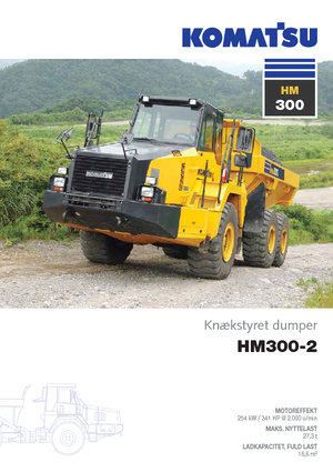 Csuklóvázas dömperek Komatsu HM300-2