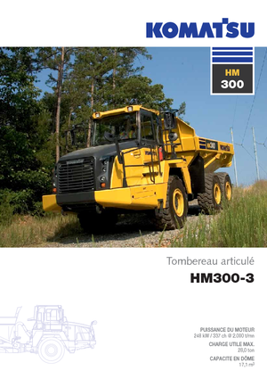 Csuklóvázas dömperek Komatsu HM300-3