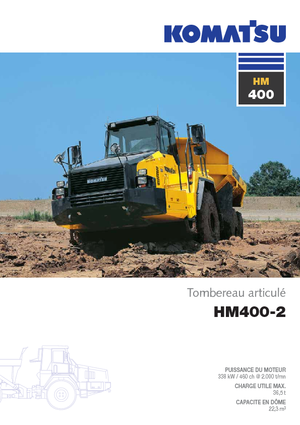 Csuklóvázas dömperek Komatsu HM400-2