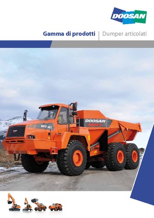 Csuklóvázas dömperek Doosan MT 26