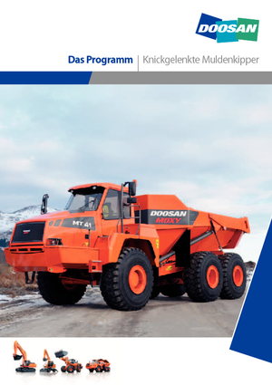 Csuklóvázas dömperek Doosan MT 26