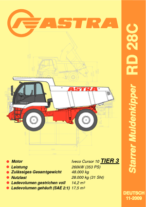 Merevvázas dömperek Astra RD 28 C