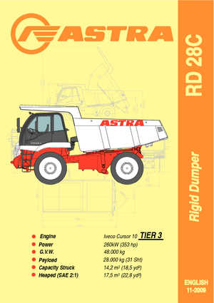 Merevvázas dömperek Astra RD 28 C