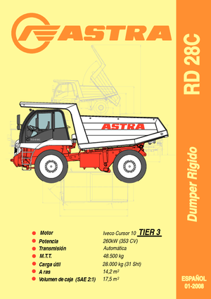 Merevvázas dömperek Astra RD 28 C