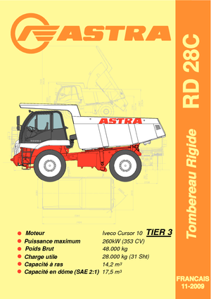 Merevvázas dömperek Astra RD 28 C