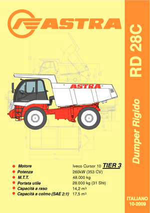 Merevvázas dömperek Astra RD 28 C