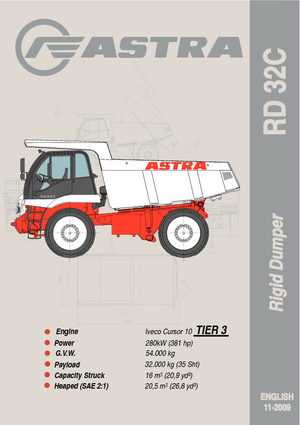 Merevvázas dömperek Astra RD 32 C