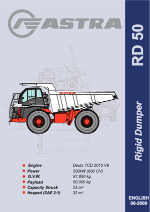 Merevvázas dömperek Astra RD 50