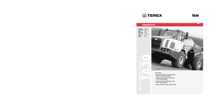Csuklóvázas dömperek Terex TA 30