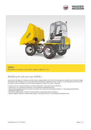Dömperek Neuson 10001