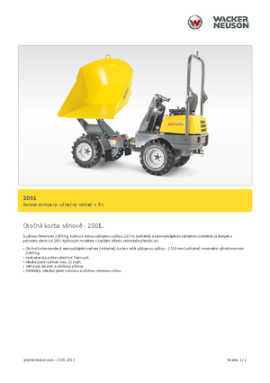 Dömperek Neuson 2001