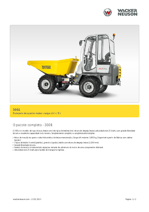 Dömperek Neuson 3001