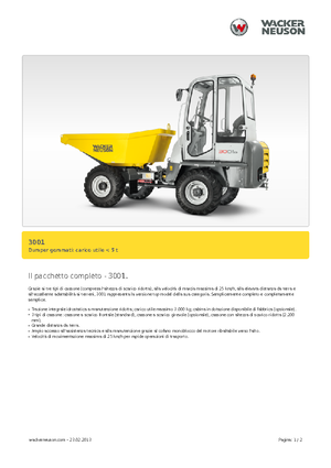Dömperek Neuson 3001