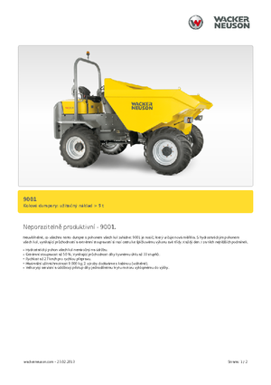 Dömperek Neuson 9001
