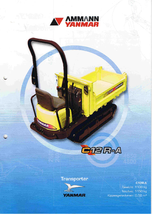 Lánctalpas dömperek Yanmar C 12 RB
