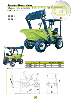 Dömperek Agrimac DH 250 H