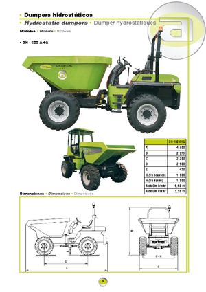 Dömperek Agrimac DH 600 AHG