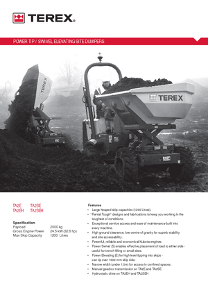 Dömperek Terex TA 2 SE