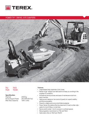 Dömperek Terex TA2SH