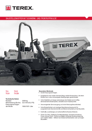 Dömperek Terex TA 3