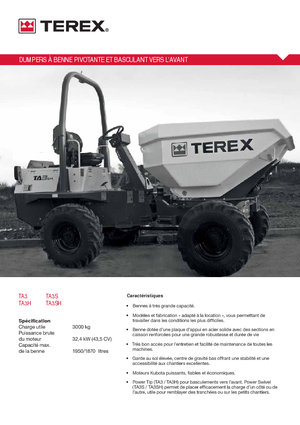 Dömperek Terex TA 3