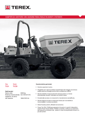 Dömperek Terex TA 3