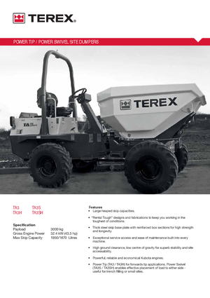 Dömperek Terex TA 3