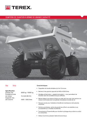Dömperek Terex TA 9