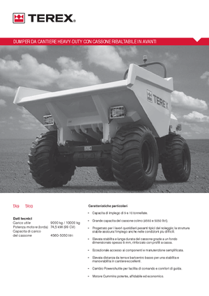 Dömperek Terex TA 9