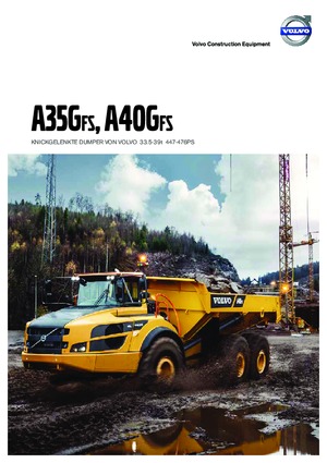 Csuklóvázas dömperek Volvo A35GFS