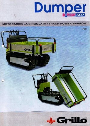 Lánctalpas dömperek Grillo 507