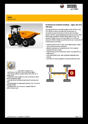 Dömperek Wacker Neuson DW50