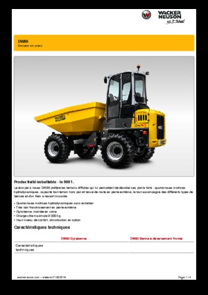 Dömperek Wacker Neuson DW90