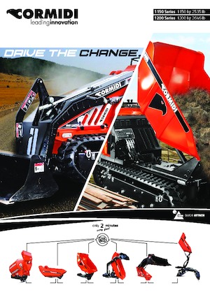 Lánctalpas dömperek Cormidi C 1200