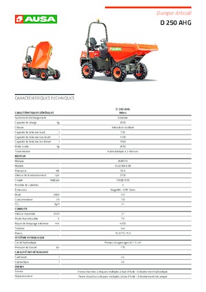 Dömperek Ausa D 250 AHG