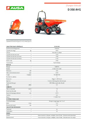 Dömperek Ausa D 350 AHG