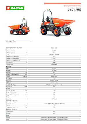 Dömperek Ausa D 601 AHG 
