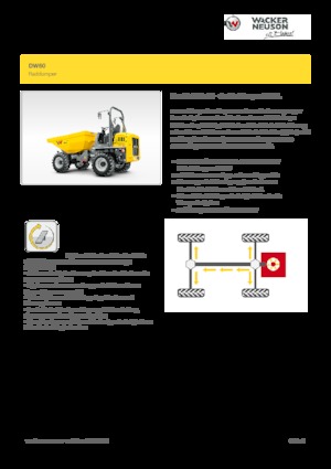 Dömperek Wacker Neuson DW60 LRC