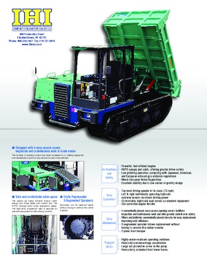 Lánctalpas dömperek Kato IC50