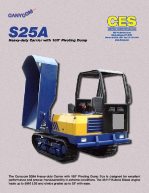 Lánctalpas dömperek Kato S25A