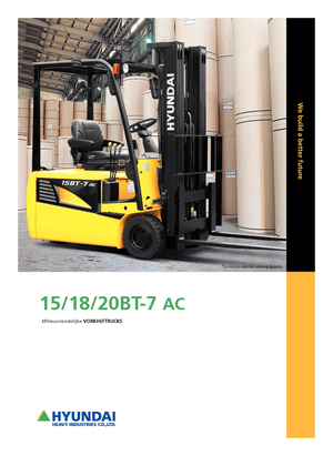 Elektromos targoncák Hyundai 18 BT 7 ac