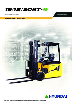 Elektromos targoncák Hyundai 20 BT 9 ac