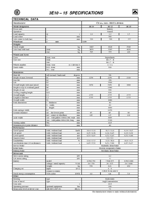 Elektromos targoncák Desta 3 E 10