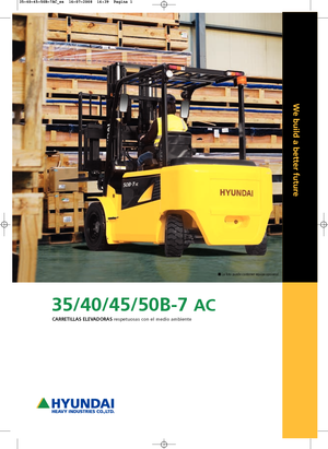 Elektromos targoncák Hyundai 40 B 7 ac